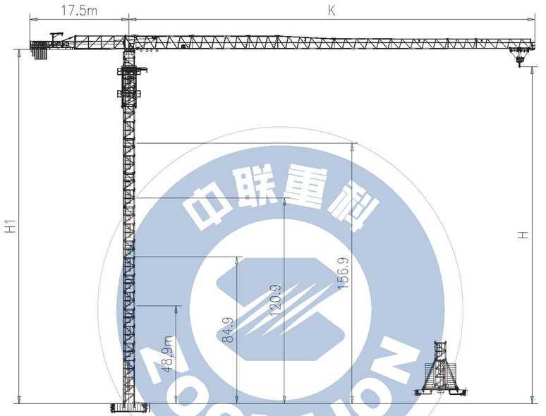 T7020-10E塔式起重機