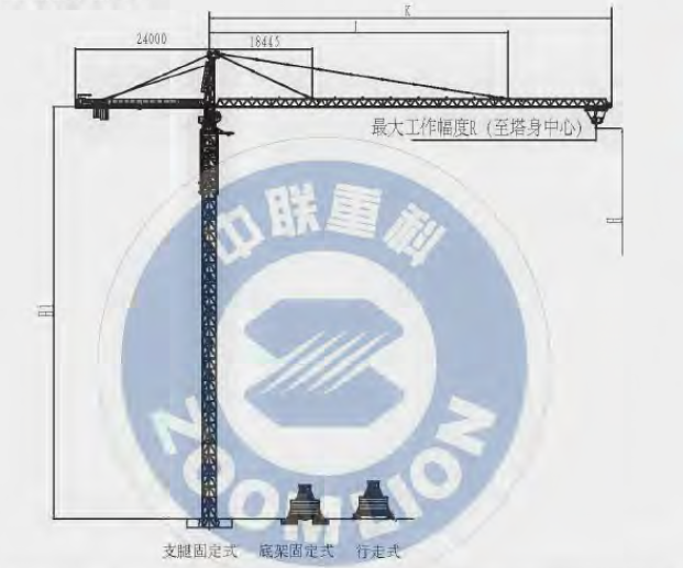 TC7052A-25塔式起重機